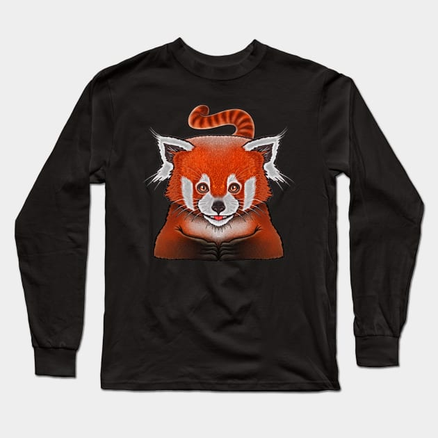 Baby red panda,red panda lover cute red panda Long Sleeve T-Shirt by Artardishop